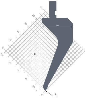 пуансон STP 455 60 R0.8